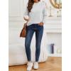 imageTrendy Queen Womens Sweatshirts Crewneck Pullover Hoodies Casual Tops Sweaters Fall Winter Outfits 2025 Comfy Fashion ClothesGrey