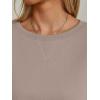 imageTrendy Queen Womens VNotch Lightweight Long Sleeve Sweatshirts Crewneck Fleece Hoodies Fall Fashion 2025 PulloverCoffee Grey