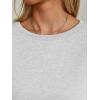 imageTrendy Queen Womens VNotch Lightweight Long Sleeve Sweatshirts Crewneck Fleece Hoodies Fall Fashion 2025 PulloverGrey