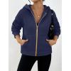 imageTrendy Queen Womens Zip Up Hoodies Fall Fashion Sweatshirt 2025 Clothes Y2K Cropped Jackets Cute Winter OutfitsNavy