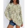 imageTrendy Queen Womens Oversized Long Sleeve T Shirts 2025 Basic Crewneck Tee Fall Tops Casual Workout Y2K ClothesCamolightgreen