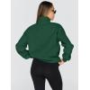 imageTrendy Queen Womens Oversized Sweatshirts Fall Sweaters Fashion Hoodies Half Zip Pullover Long Sleeve Shirts ClothesDarkgreen