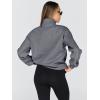 imageTrendy Queen Womens Oversized Sweatshirts Fall Sweaters Fashion Hoodies Half Zip Pullover Long Sleeve Shirts ClothesDarkgrey