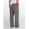 imageTrendy Queen Womens Wide Leg Sweatpants High Waisted Baggy Lounge Pants Drawstring Athletic Flared Joggers with PocketsDarkgrey