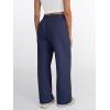 imageTrendy Queen Womens Wide Leg Sweatpants High Waisted Baggy Lounge Pants Drawstring Athletic Flared Joggers with PocketsNavy