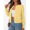 imageTrendy Queen Womens Cardigan Sweaters Lightweight Crew Neck Outfits Fall Fashion 2025 ClothingYellow