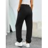 imageTrendy Queen Sweatpants Women Baggy Joggers with Pockets Lounge Comfy Barrel Pants Teens Cute Y2K Sports Fall Clothes 2025Black