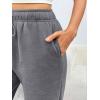 imageTrendy Queen Sweatpants Women Baggy Joggers with Pockets Lounge Comfy Barrel Pants Teens Cute Y2K Sports Fall Clothes 2025Blackgrey