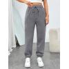 imageTrendy Queen Sweatpants Women Baggy Joggers with Pockets Lounge Comfy Barrel Pants Teens Cute Y2K Sports Fall Clothes 2025Blackgrey