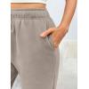 imageTrendy Queen Sweatpants Women Baggy Joggers with Pockets Lounge Comfy Barrel Pants Teens Cute Y2K Sports Fall Clothes 2025Coffeegrey