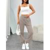 imageTrendy Queen Sweatpants Women Baggy Joggers with Pockets Lounge Comfy Barrel Pants Teens Cute Y2K Sports Fall Clothes 2025Coffeegrey