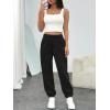 imageTrendy Queen Womens Sweatpants High Waisted Winter Baggy Lounge Pants Fall Active Fleece Comfy Joggers 2025Black