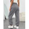 imageTrendy Queen Womens Sweatpants High Waisted Winter Baggy Lounge Pants Fall Active Fleece Comfy Joggers 2025Dark Grey
