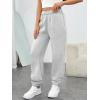 imageTrendy Queen Womens Sweatpants High Waisted Winter Baggy Lounge Pants Fall Active Fleece Comfy Joggers 2025Grey