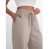 imageTrendy Queen Womens Wide Leg Sweatpants Baggy Lounge Travel Pants Fall Fashion Outfits 2025 Winter Joggers ClothesCoffeegrey