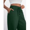 imageTrendy Queen Womens Wide Leg Sweatpants Baggy Lounge Travel Pants Fall Fashion Outfits 2025 Winter Joggers ClothesGreen