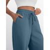imageTrendy Queen Womens Wide Leg Sweatpants Baggy Lounge Travel Pants Fall Fashion Outfits 2025 Winter Joggers ClothesHazeblue