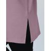 imageTrendy Queen Oversized Side Slit Tshirts for Women Long Sleeve Workout Tops Fall Fashion Gym Casual Tees Basic Y2K ClothesDarkpink