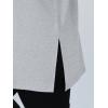 imageTrendy Queen Oversized Side Slit Tshirts for Women Long Sleeve Workout Tops Fall Fashion Gym Casual Tees Basic Y2K ClothesGrey