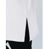 imageTrendy Queen Oversized Side Slit Tshirts for Women Long Sleeve Workout Tops Fall Fashion Gym Casual Tees Basic Y2K ClothesWhite