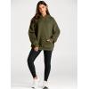 imageTrendy Queen Womens Oversized Hoodies Fleece Sweatshirts Fall Fashion Pullover Sweaters Winter ClothesArmy Green