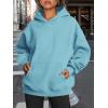 imageTrendy Queen Womens Oversized Hoodies Fleece Sweatshirts Fall Fashion Pullover Sweaters Winter ClothesBaby Blue