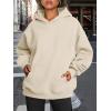 imageTrendy Queen Womens Oversized Hoodies Fleece Sweatshirts Fall Fashion Pullover Sweaters Winter ClothesBeige