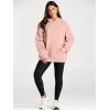 imageTrendy Queen Womens Oversized Hoodies Fleece Sweatshirts Fall Fashion Pullover Sweaters Winter ClothesBlush Pink