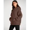 imageTrendy Queen Womens Oversized Hoodies Fleece Sweatshirts Fall Fashion Pullover Sweaters Winter ClothesChocolate Brown