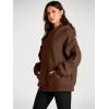 imageTrendy Queen Womens Oversized Hoodies Fleece Sweatshirts Fall Fashion Pullover Sweaters Winter ClothesCoffee