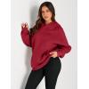 imageTrendy Queen Womens Oversized Hoodies Fleece Sweatshirts Fall Fashion Pullover Sweaters Winter ClothesFiery Red