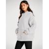 imageTrendy Queen Womens Oversized Hoodies Fleece Sweatshirts Fall Fashion Pullover Sweaters Winter ClothesGrey