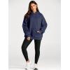 imageTrendy Queen Womens Oversized Hoodies Fleece Sweatshirts Fall Fashion Pullover Sweaters Winter ClothesNavy
