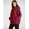 imageTrendy Queen Womens Oversized Hoodies Fleece Sweatshirts Fall Fashion Pullover Sweaters Winter ClothesRed
