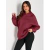 imageTrendy Queen Womens Oversized Hoodies Fleece Sweatshirts Fall Fashion Pullover Sweaters Winter ClothesRed