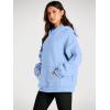 imageTrendy Queen Womens Oversized Hoodies Fleece Sweatshirts Fall Fashion Pullover Sweaters Winter ClothesSky Blue