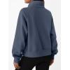 imageTrendy Queen Womens Sweatshirts Zip Up Hoodies Cropped Crewneck Pullover Casual Jackets Y2k Clothes Fall Fashion Outfits 2025Blue
