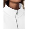 imageTrendy Queen Womens Sweatshirts Zip Up Hoodies Cropped Crewneck Pullover Casual Jackets Y2k Clothes Fall Fashion Outfits 2025White