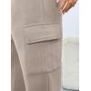 imageTrendy Queen Womens Cargo Sweatpants Oversized Fleece Joggers Baggy Athletic Pants with PocketCoffeegrey