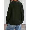 imageTrendy Queen Womens Oversized Cable Knit Crewneck Fall Pullover SweatersArmy Green