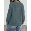 imageTrendy Queen Womens Oversized Cable Knit Crewneck Fall Pullover SweatersDark Sage