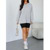 imageTrendy Queen Womens Oversized T Shirts Fall Thumb Hole Long Sleeve Workout Tops Fashion Plus Size Gym Loose Y2k Tunic TeeGrey
