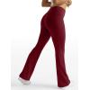 imageTrendy Queen Womens Wide Leg Yoga Pants Bootcut Workout Flare Leggings Trendy High Waisted Fold Over 2025 Fall OutfitsWinered