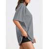 imageTrendy Queen Womens Oversized Summer T Shirts Plus Size Batwing Cute Casual Tops Short Sleeves Fashion Workout ClothesDarkgrey