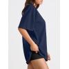 imageTrendy Queen Womens Oversized Summer T Shirts Plus Size Batwing Cute Casual Tops Short Sleeves Fashion Workout ClothesNavy