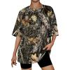 imageTrendy Queen Womens Oversized Summer T Shirts Plus Size Batwing Cute Casual Tops Short Sleeves Fashion Workout ClothesCamo Dark