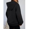 imageTrendy Queen Womens Winter Fleece Sherpa Lined Hoodie Casual Warm Pullover Hooded SweatshirtBlack