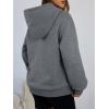 imageTrendy Queen Womens Winter Fleece Sherpa Lined Hoodie Casual Warm Pullover Hooded SweatshirtDark Grey