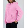 imageTrendy Queen Womens Winter Fleece Sherpa Lined Hoodie Casual Warm Pullover Hooded SweatshirtPink