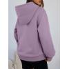imageTrendy Queen Womens Winter Fleece Sherpa Lined Hoodie Casual Warm Pullover Hooded SweatshirtPurple